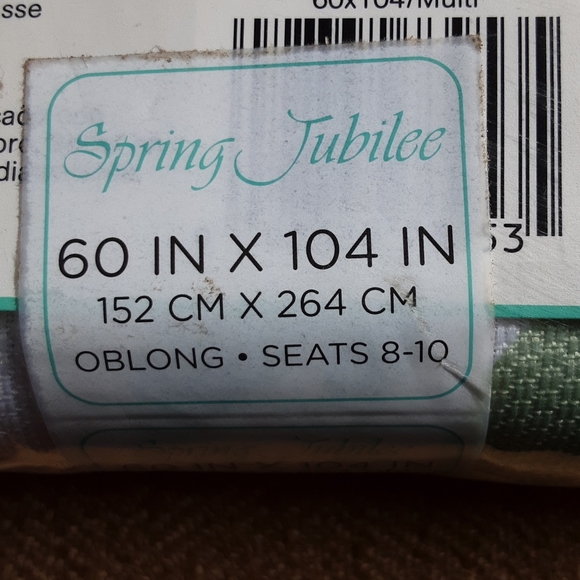 Spring Jubilee Floral Table Linen | New! 60x104" - Picture 5 of 7